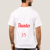 チョコレート雷 Tシャツ (裏面)