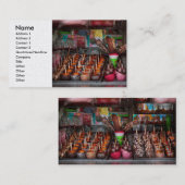 チョコレート食糧-キャンデー-すべて 名刺 (正面/裏面)