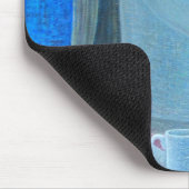 チョコレート2011年を持つ女の子 マウスパッド (コーナー)