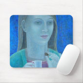 チョコレート2011年を持つ女の子 マウスパッド (マウス)