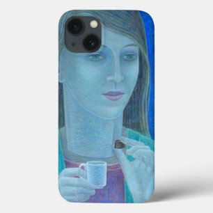 チョコレート2011年を持つ女の子 iPhone 13ケース