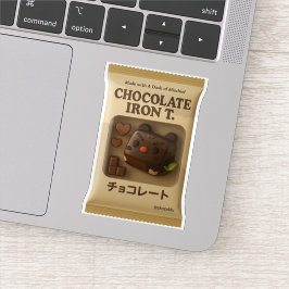 チョコレート アイアンT: ビターなバレンタインのおもちゃ シール