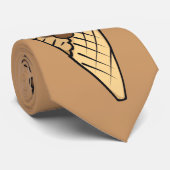 チョコレート・アイス・クリームのタイ ネクタイ (ロール)