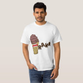 チョコレート・アイス・クリームモンスターRAWR Tシャツ (正面フル)