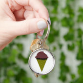 チョコレート・アイス・クリームKeychain キーホルダー (手)