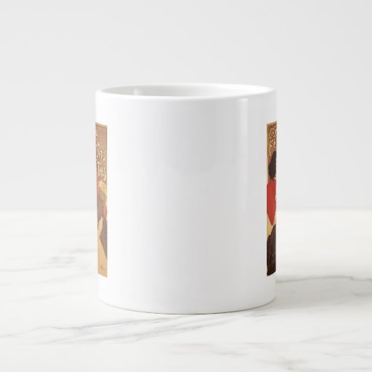 チョコレート·アンド·ティー社の母娘 ジャンボコーヒーマグカップ (正面)