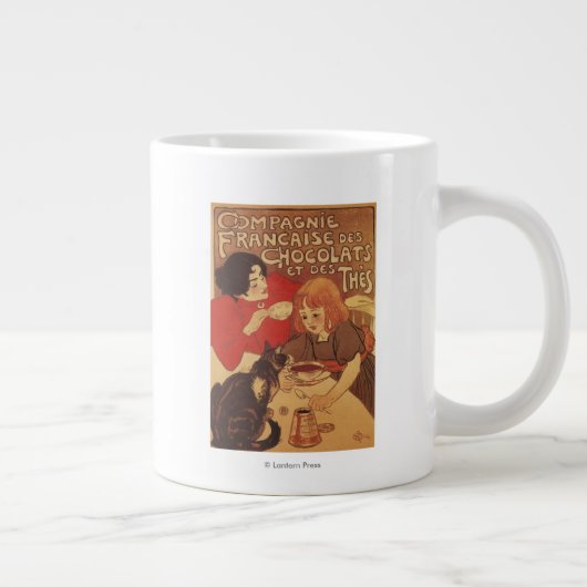 チョコレート·アンド·ティー社の母娘 ジャンボコーヒーマグカップ (右)
