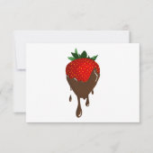 チョコレート・イチゴの招待 招待状 (正面)