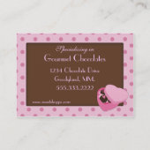 チョコレート・キャンディの名刺 名刺 (裏面)