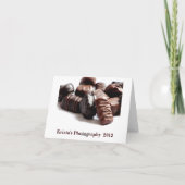 チョコレート・キャンディの挨拶状#1 11100 カード (裏面)