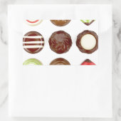 チョコレート・キャンディの選択 長方形シール (バッグ)