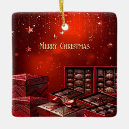 チョコレート+キャンディー+クリスマス+ホリデー+オーナメント セラミックオーナメント