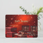 チョコレート+キャンディ+クリスマス+ホリデーカード シーズンカード (スタンド正面)