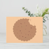 チョコレート·クッキー交換の招待 招待状 (スタンド正面)