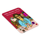 チョコレート、クラフト、コーヒーハンドおもしろいドロー マグネット (右側)