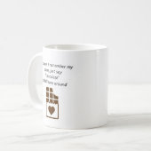 チョコレート コーヒーマグカップ (正面左)