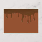 チョコレート ゴールデンチケット バー バット ミッツヴァ 受付 エンクロージャーカード (裏面)