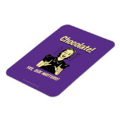 チョコレート:サイズ マグネット (左側)