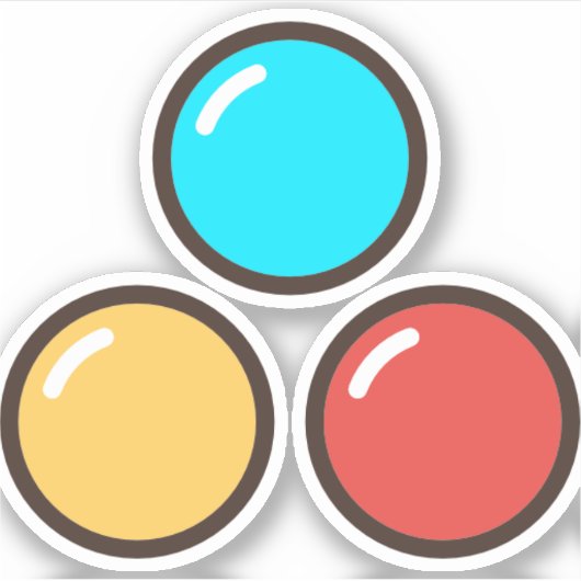 チョコレート シール (正面)