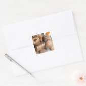 チョコレート スクエアシール (封筒)