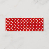 チョコレート・ストロベリー・カップケーキ スキニー名刺 (裏面)