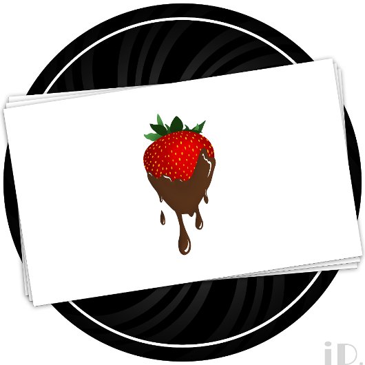 チョコレート ストロベリー 名刺