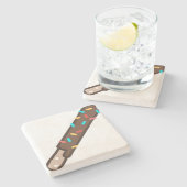 チョコレート ストーンコースター (横)