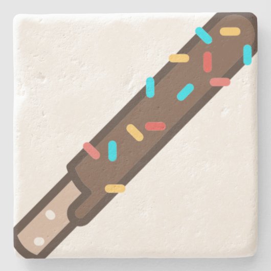 チョコレート ストーンコースター (正面)