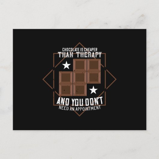 チョコレート – チョコレートが安い ポストカード (正面)