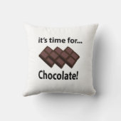 チョコレート チョコレートの時間です クッション (裏面)