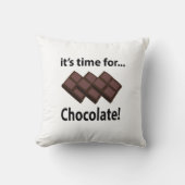 チョコレート チョコレートの時間です クッション (正面)