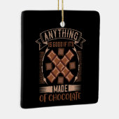 チョコレート – チョコレート製の場合に適 セラミックオーナメント (右)