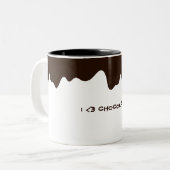 チョコレート ツートーンマグカップ (正面左)