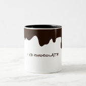 チョコレート ツートーンマグカップ (中央)