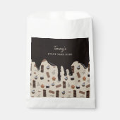 チョコレート テーマ パターン パーティー フェイバーバッグ (正面)