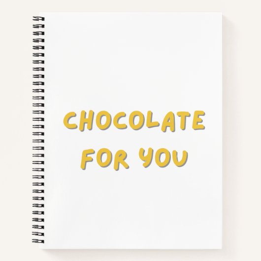 チョコレート ノートブック (正面)