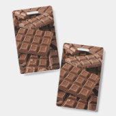 チョコレート バッジ (Front & Back)