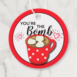 チョコレート・バレンタインあなたは爆弾 |ココア爆弾 フェイバータグ