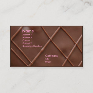 チョコレート・バー 名刺