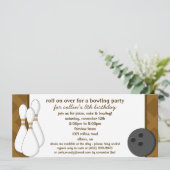 チョコレート・ブラ転がウン・オーバー・ボーリング・パーティー 招待状 (スタンド正面)