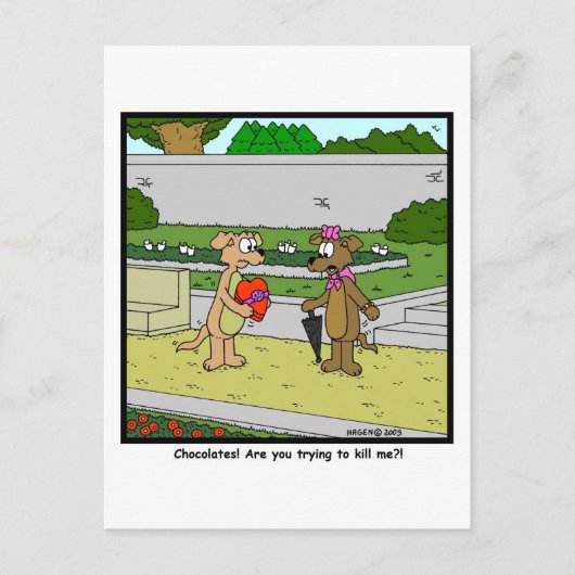 チョコレート?! ポストカード (正面)