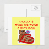 チョコレート ポストカード (正面/裏面)