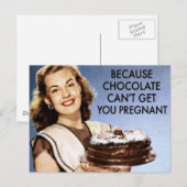 チョコレート ポストカード (正面/裏面)