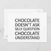 チョコレート ポストカード (正面/裏面)