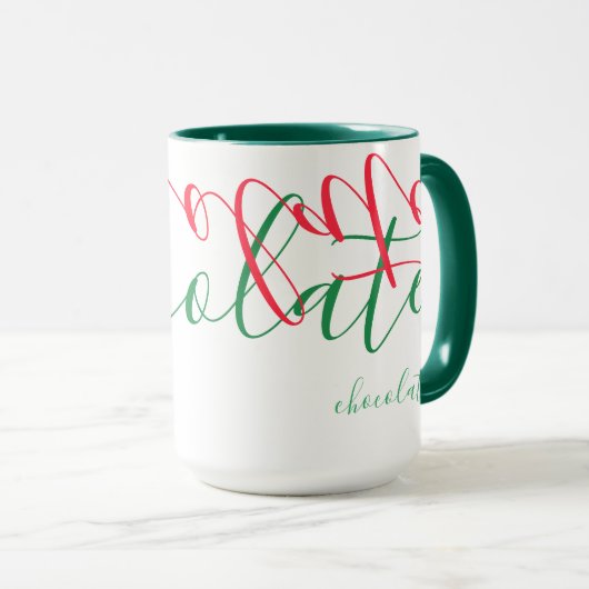 チョコレート マグカップ (正面右)