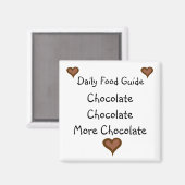 チョコレート マグネット (正面/裏面)