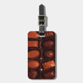 チョコレート ラゲッジタグ (正面縦)