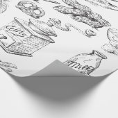 チョコレート ラッピングペーパー (角)