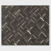 チョコレート ラッピングペーパー (フラット)