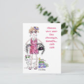 チョコレート、リッチのような男性を選択 ポストカード (スタンド正面)